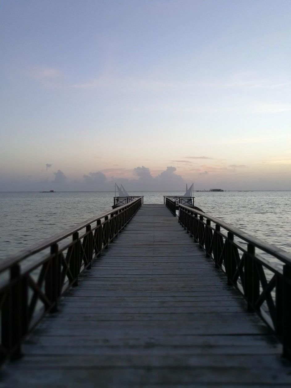 A peaceful waterfront pier near the Christchurch area