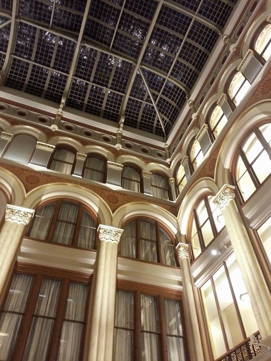 Elegant architectural arches at the Actionofferzone venue